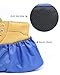 2 Pairs Non Slip waterproof Reusable shoe Covers for contrators and Carpet Floor Protection, Machine Washable. BLUE MEDIUM