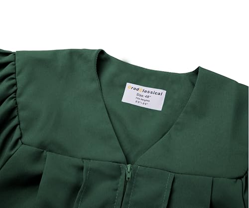 Image of GradClassical Matte Graduation Cap and Gown 2026 Set for High School and College Bachelor