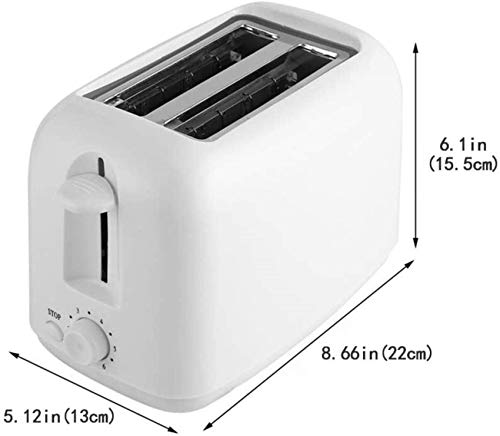 HYLK Retro-Edelstahl-Toaster, 2 Scheiben Toaster, Bagel-Toaster, 2 extrabreite Schlitze, herausnehmbare Krümelschublade, – Bild 3