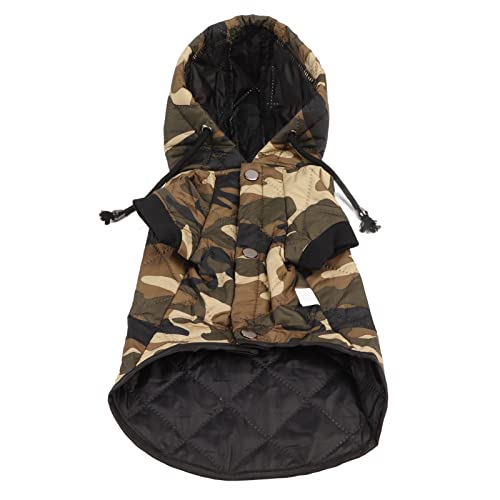 Abrigo para de 2 Patas, Chaqueta para Cachorros con Capucha, Suave y Amigable con la Piel, Otoño Invierno (XS)