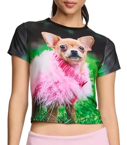 Victoria's Secret Pink | Elle Baby Tee, Bruiser Black, M - image 1