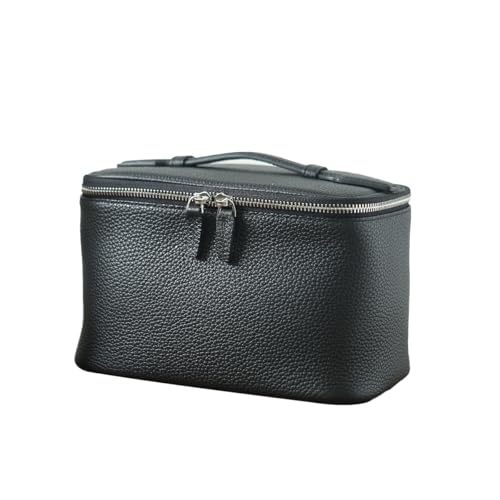 AIDRANI Ladies' makeup bag made of top-grain genuine leather, with