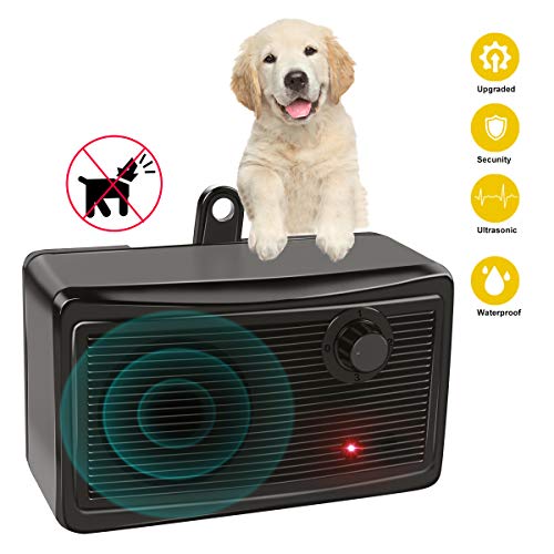 GODCRYSTAL Bark Control Device, Upgraded Mini Bark Control Device Outdoor Anti Barking Ultrasonic Dog Bark Control Sonic Bark Deterrents Silencer Stop Barking Anti Barking Device
