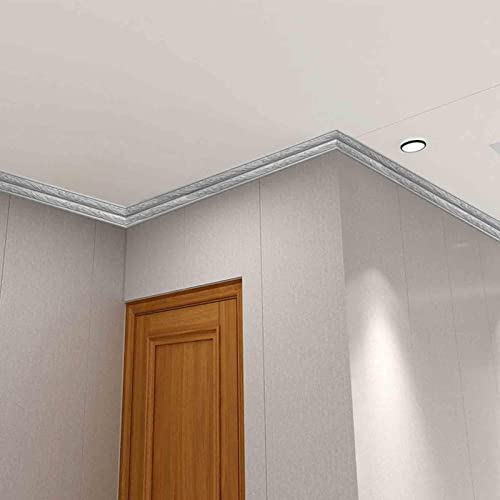 Linhas de parede decorativas 3D, molde de espuma flexível autoadesivo, bordas de papel de parede aut