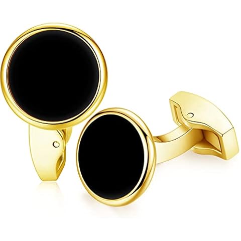 Gemelos HONEY BEAR Concha cáscara de mar Blanco Redonda Pearl/Onyx Negro Cover