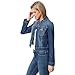 Jessica Simpson Women's Pixie Classic Feminine Fit Crop Jean Jacket (60196950-SV9)