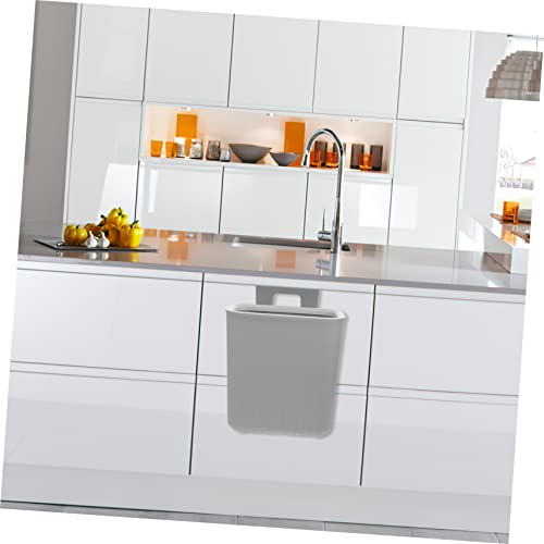 Caneca de basura colgante para cabinet, gris miniatura 6