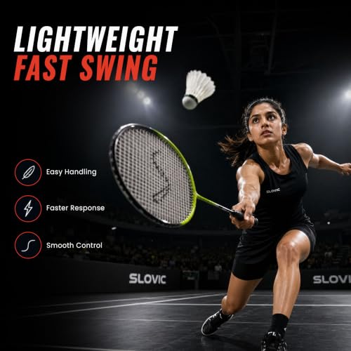 Image of Slovic Badminton Racket for Men & Women | Badminton Rackets [Pack of 1]