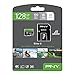 PNY 128GB Elite-X Class 10 U3 V30 microSDXC Flash Memory Card - 100MB/s, Class 10, U3, V30, A1, 4K UHD, Full HD, UHS-I, microSD