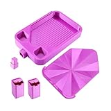 【Matériau】 : Le plateau de tri de perles est fabriqué en polypropylène (PP) épais et renforcé. Il est fourni avec un bouchon et un couvercle. Dimensions : 11,5 cm x 7,5 cm x 1,7 cm.