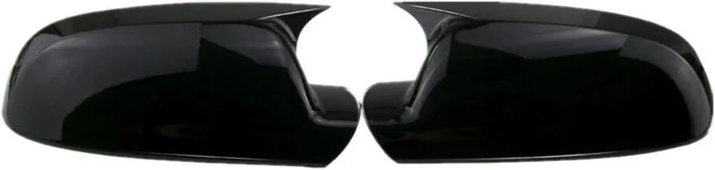 Compatible For Audi A3 8P A4 A5 B8 B8.5 A6L A8L RS6 S8 Q3 S5 RS3 Car Rearview Side Mirror Cover Wing Cap Exterior Door Rear View Case Trim (Color : Type B Black)