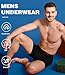 BAMBOO COOL Men's Ultra ComfortSoft Underwear, Moisture Wicking & Breathable No Ride Up Boxer Briefs with Fly, Multipack
