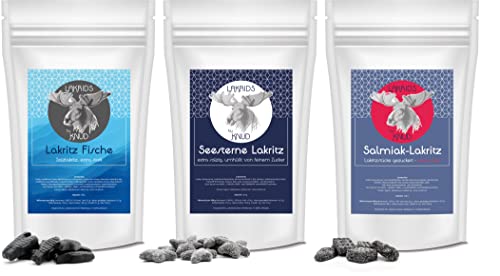 Lakrids Knud | 3er Pack Lakritz Probier-Set - extra salzige / starke Lakritz Cover