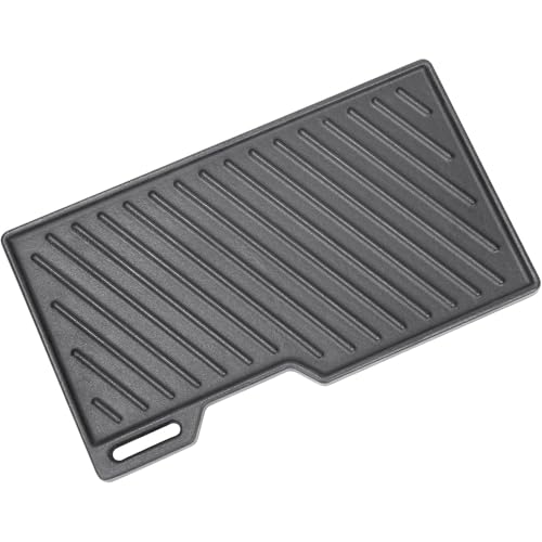 Plaque grill fonte Burnhard Fred et Rösle Artiso grillade réversible 41,5 cm