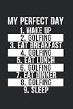 My perfect day Ice Hockey: A5 Punkteraster Notizbuch für Eishockey, Hockey Spieler, Trainer, Torwart