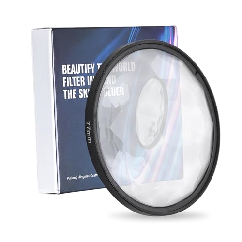 Filtre à prisme 77mm PATIKIL en verre cristal à effet multi réfraction pour reflex