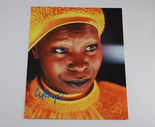 Star-Trek The Next Generation 'Guinan' Whoopi Goldberg Signed Autographed 8x10 Photo Loa