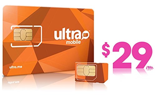 Ultra Mobile triple punch Regular, Micro and Nano all in one SIM Card + $29 Plan free