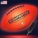 NIGHTMATCH Light Up Football INCL Ball Pump and Spare Batteries - Inside LED Lights up When Kicked - Glow in The Dark Football - Size 6 - Official Size & Weight Night-Light Ball Sports