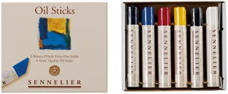 Sennelier Oil Bar Set of 6 x 38ml Sticks