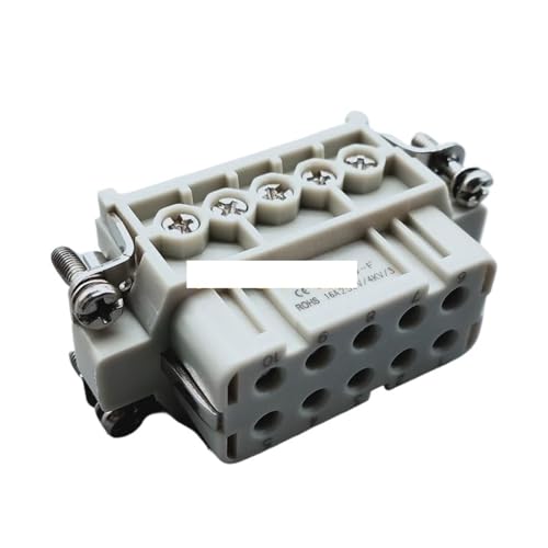 Conector de servicio pesado de 10 polos pequeño HA-010-F para paneles 3