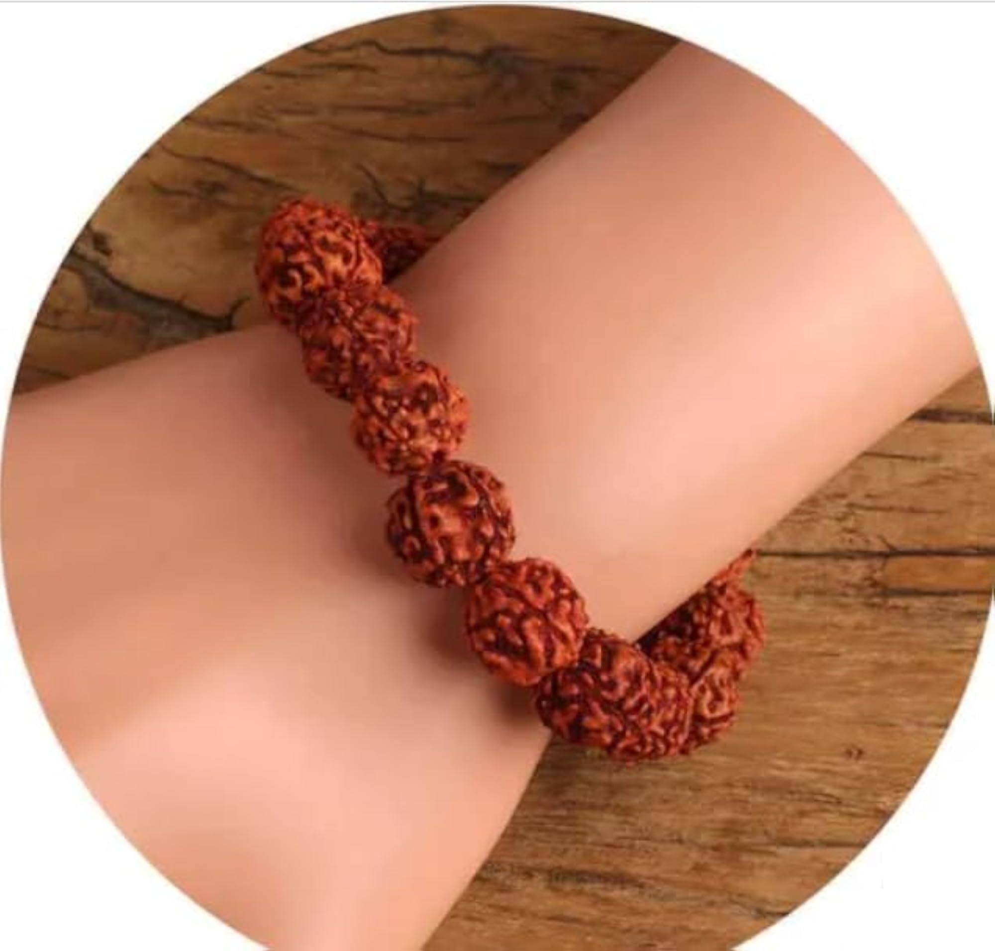 Certified 5 Mukhi Natural Nepali Rudraksha Bracelet