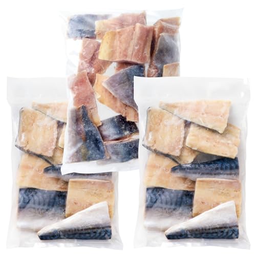 ハクダイ食品 [容量が選べる]骨取りさば(塩/無塩)・真あじ 3点セット (骨取りさば(塩/無塩)・真あじ 3点セット 1.5kg)