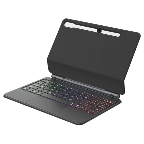 Magic Keyboard Case for Samsung Galaxy Tab S8 11-inch (SM-X700 / X706), Wireless Bluetooth Keyboard Backlit Trackpad Keyboard Ma