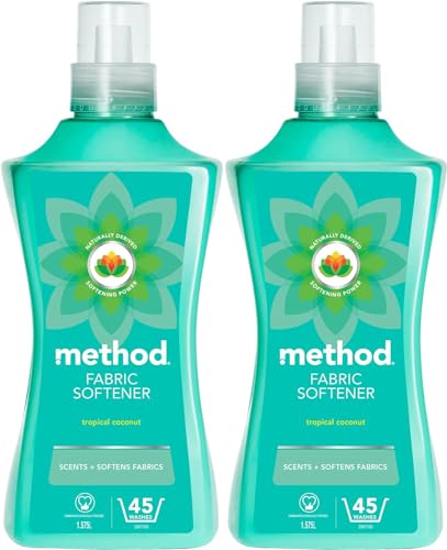 method Fabric Softener Tropical Coconut, 2 x 45...