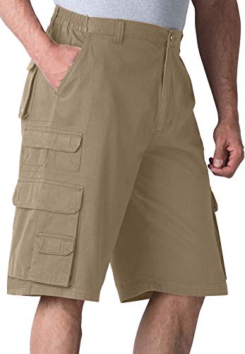 Boulder Creek by Kingsize Men's Big & Tall 12' Side-Elastic...