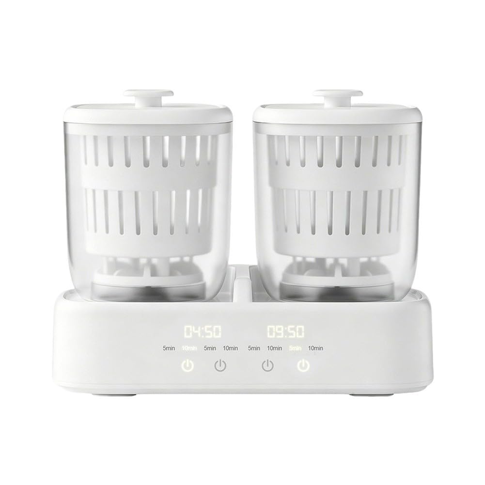 Lavadora portátil de 2,5 litros con centrifugado para ropa interior, 7200 mAh USB