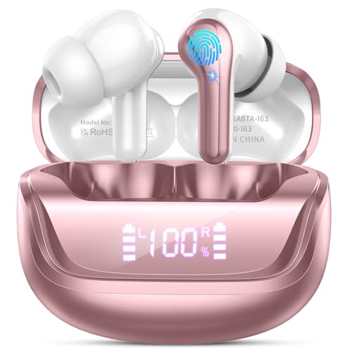 Image of Wireless Earbuds, Bluetooth 5.4 Headphones, 50H Playtime in Ear Earphones