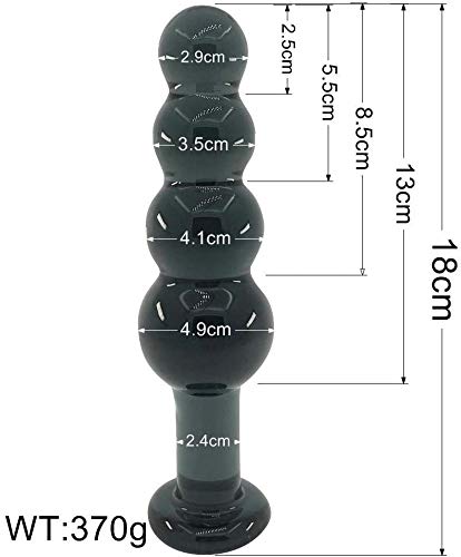 Plug Anal Coco M WOOOMY En Silicone Noir - Pour Hommes Et Femmes Expérimentés, 125g, Design Ergonomique