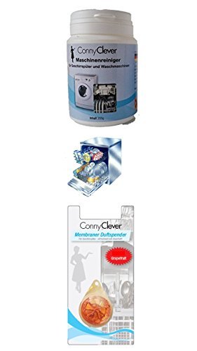 Preisvergleich Produktbild Geschirrspülerzubehör / Duftspender für angenehmen Duft im Geschirrspüler / sehr ergiebig - für 60 Spülgänge + Entkalker 200gr.