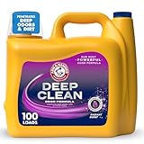 ARM & HAMMER™ Deep Clean Odor Formula Liquid Laundry Detergent, Laundry Odor Remover, Radiant Burst Scent, 150 Fl Oz, 100 Loads