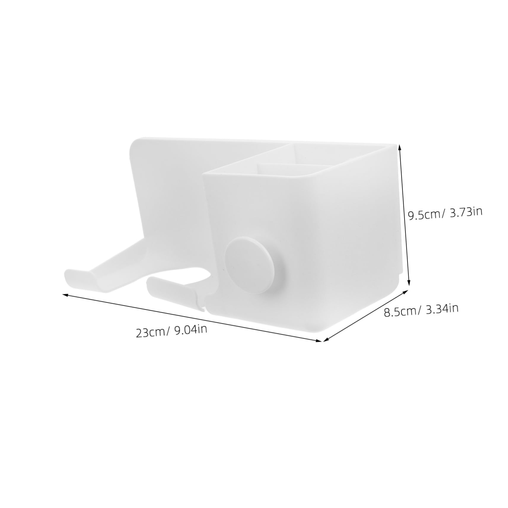 HAPINARY Bathroom Hair Dryer Holder Wall-mounted No Drill Organizer Stylish Tool Rack for Hair Tools Brush Brush and Accessories