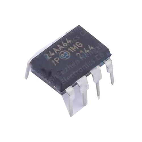 10Pcs 24AA64 Package PDIP-8 Mcu Storage Chip New 2025 High for Reliable Electronic Component, Precision, Stable Performance