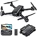Price comparison product image Tomzon Drone with 4K Camera, D30 GPS Foldable Drone for Adults, 17-minute Flight, 5G FPV Drone, Easy to Fly / Adjustable Circle Fly / Path Flight / Low Battery Reminder, Gifts for adults