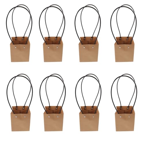 Bolsas para ramos de flores con base impermeable STOBAZA y asas reforzadas para transporte