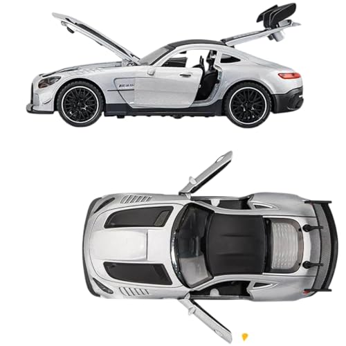 Image of Magicwand 1:32 Scale Die-Cast Metal AMG-GT3 Car with 4 Openable Doors,Pull Back Action,Blinking Lights【Pack of 1】【Colors as Per Stock】