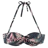 Stylisches Bandeau- Bikini -Top mit sommerlichem Print