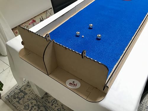 Mini pétanque de table kit pliant au design soigné avec finitions durables pour passionnés