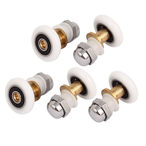 eoocvt 5pcs Partiality Shower Door Rollers /Runners/Wheels/Pulleys Diameter 27mm