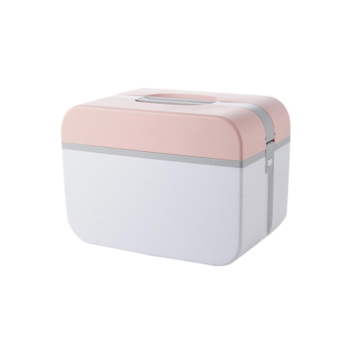 Medikamentenaufbewahrungsbox 5236 Large aus PP, Doppelschichtig, Rosa