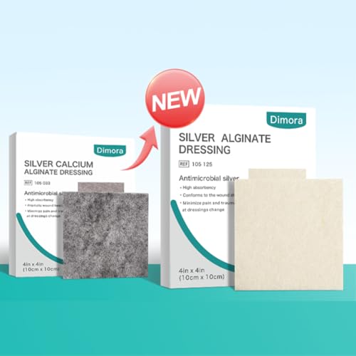 Dimora 105 125 Upgrade Silver Calcium Alginate Wound Dressing -Antibacterial Non Stick Gauze thumb #7