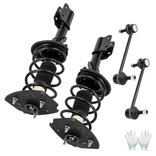 Image of PHILTOP Rear Struts Assembly Shock & Sway Bars End Links Replacement For 2004-2013 Impala,2004-2008 Grand Prix,2005-2009 LaCrosse,2005-2007 Monte Carlo 172471L,K6662 Amortiguadores Traseros