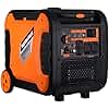 Genkins 8000W Inverter Generator Outdoor Portable Generators Gas Powered Super Quiet with Electric Start Ideal for Home Backup, RV, Camping, Travel