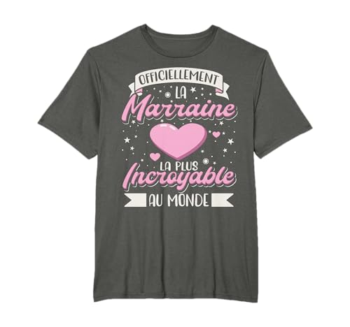 Meilleure Marraine du Monde Cadeau T-Shirt