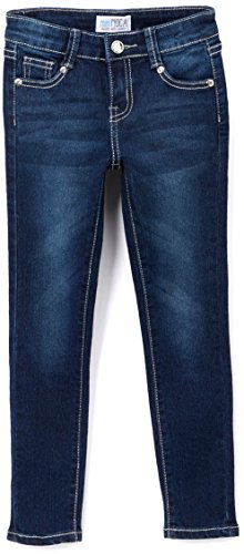 Image of ToBeInStyle Girl's Denim Easy Styling Classic Timeless Everyday Jeans Zip-Up Closure