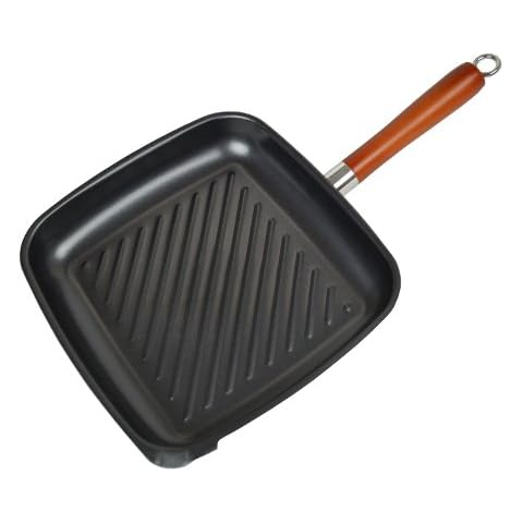 26CM Non-Stick Griddle Pan with Rosewood Handle Cover